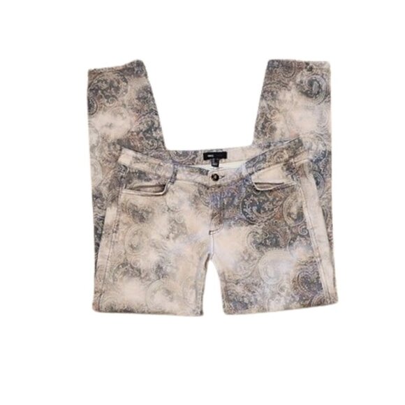 MNG Mango Festival Bohemian Casual Paisley Skinny Jeans - Picture 6 of 6